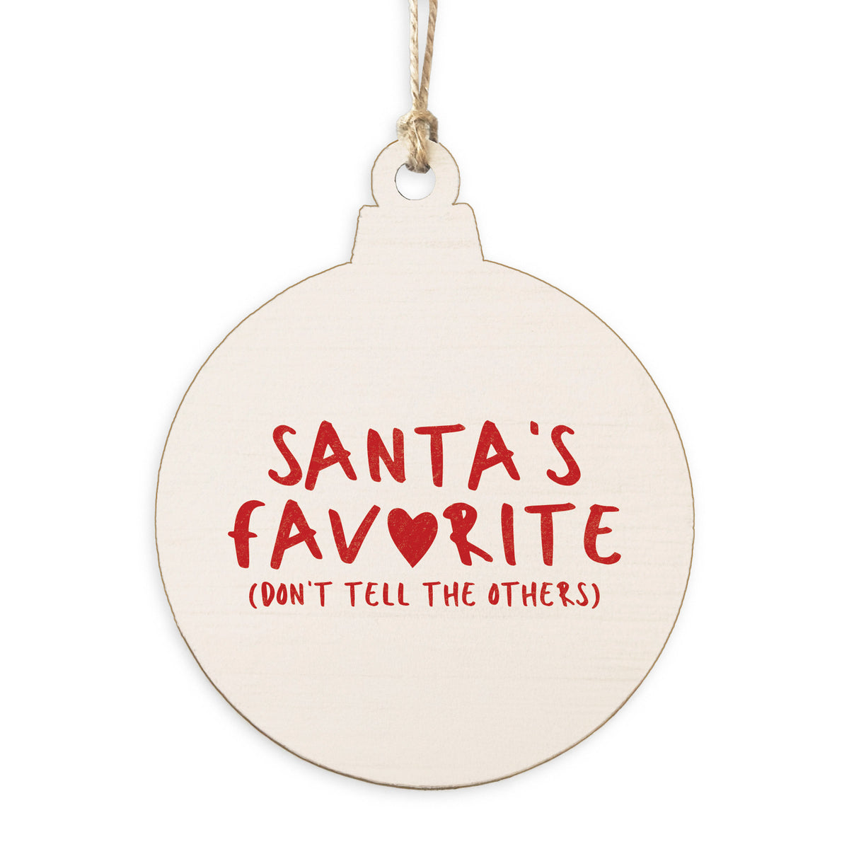 Santa's Favorite Ornament