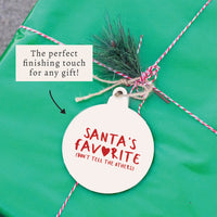 Santa's Favorite Ornament