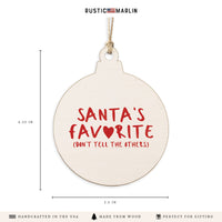Santa's Favorite Ornament