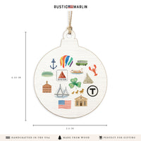 Boston Icons Ornament