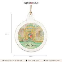 Boston Long Wharf Ornament