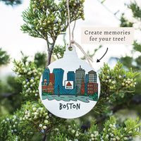 Boston Cityscape Ornament