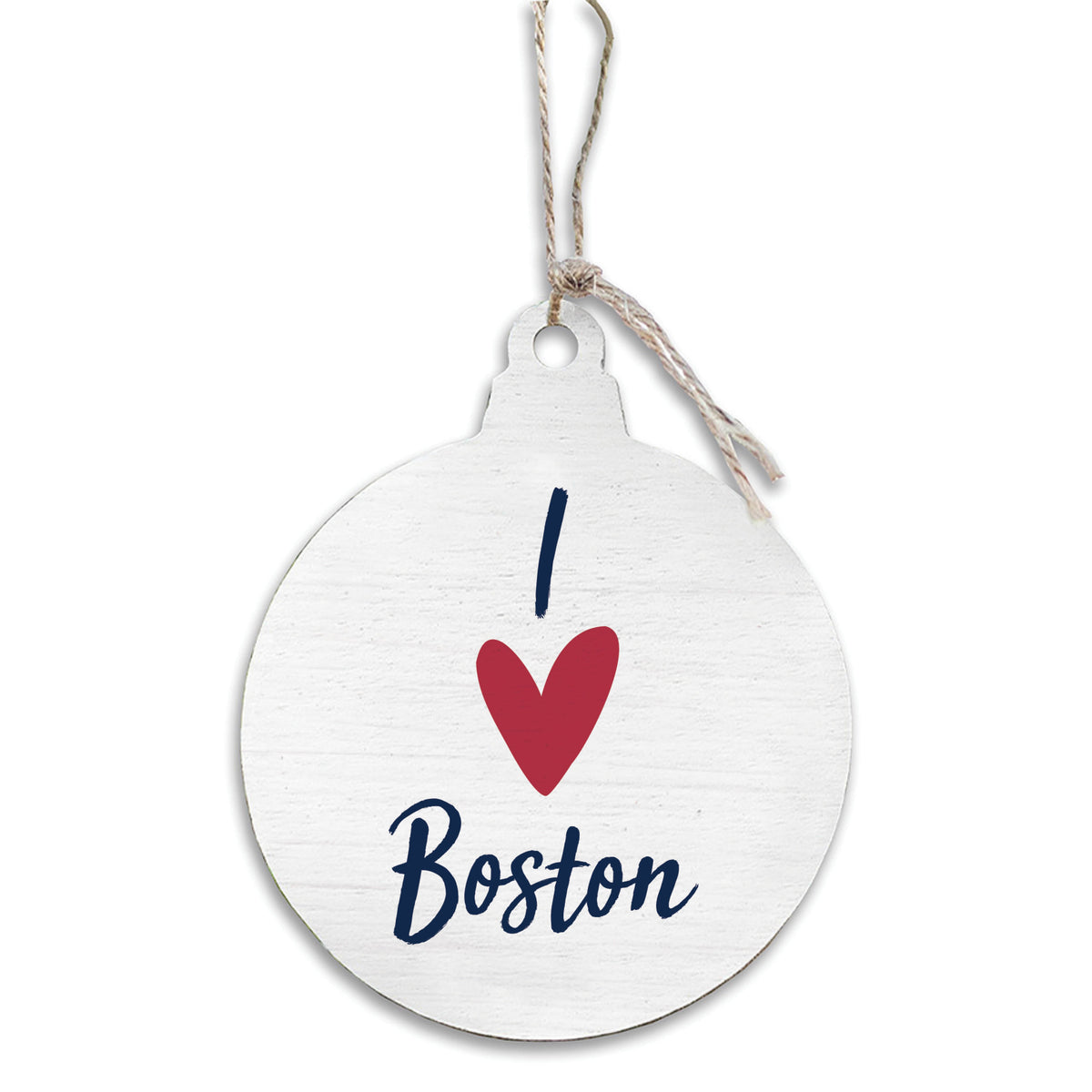 I Love Boston Ornament