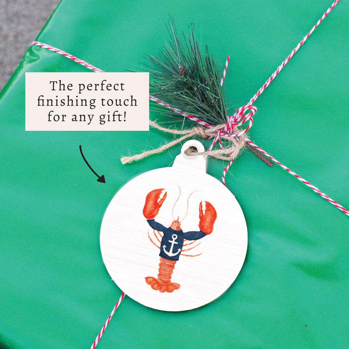 Nautical Lobster Ornament