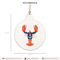 Nautical Lobster Ornament