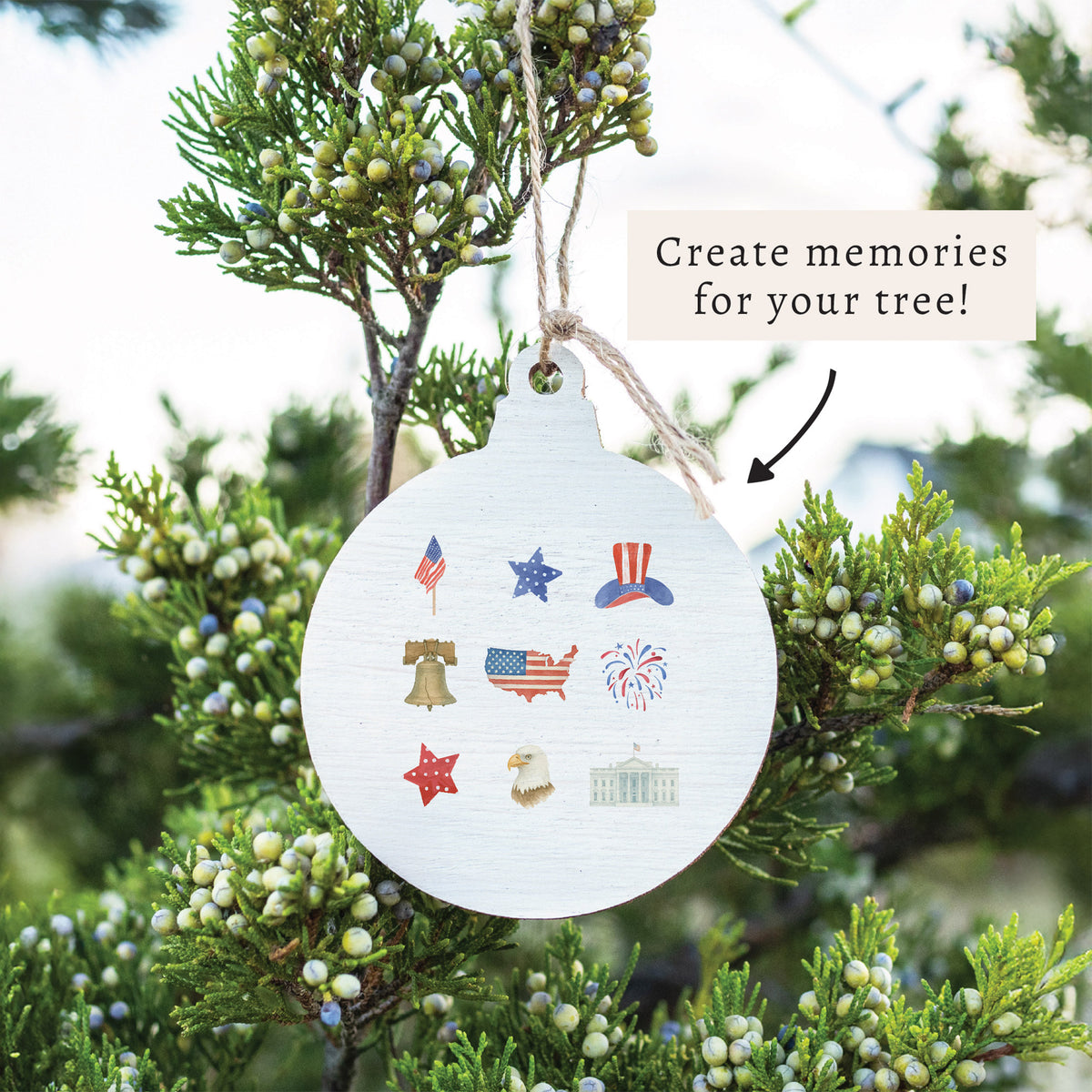 USA Icons Ornament