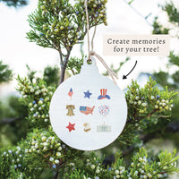 USA Icons Ornament