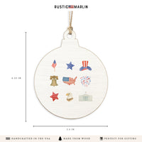 USA Icons Ornament