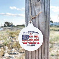 USA 250th Anniversary Ornament