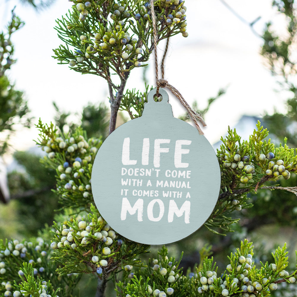 Life Comes with a Mom Ornament