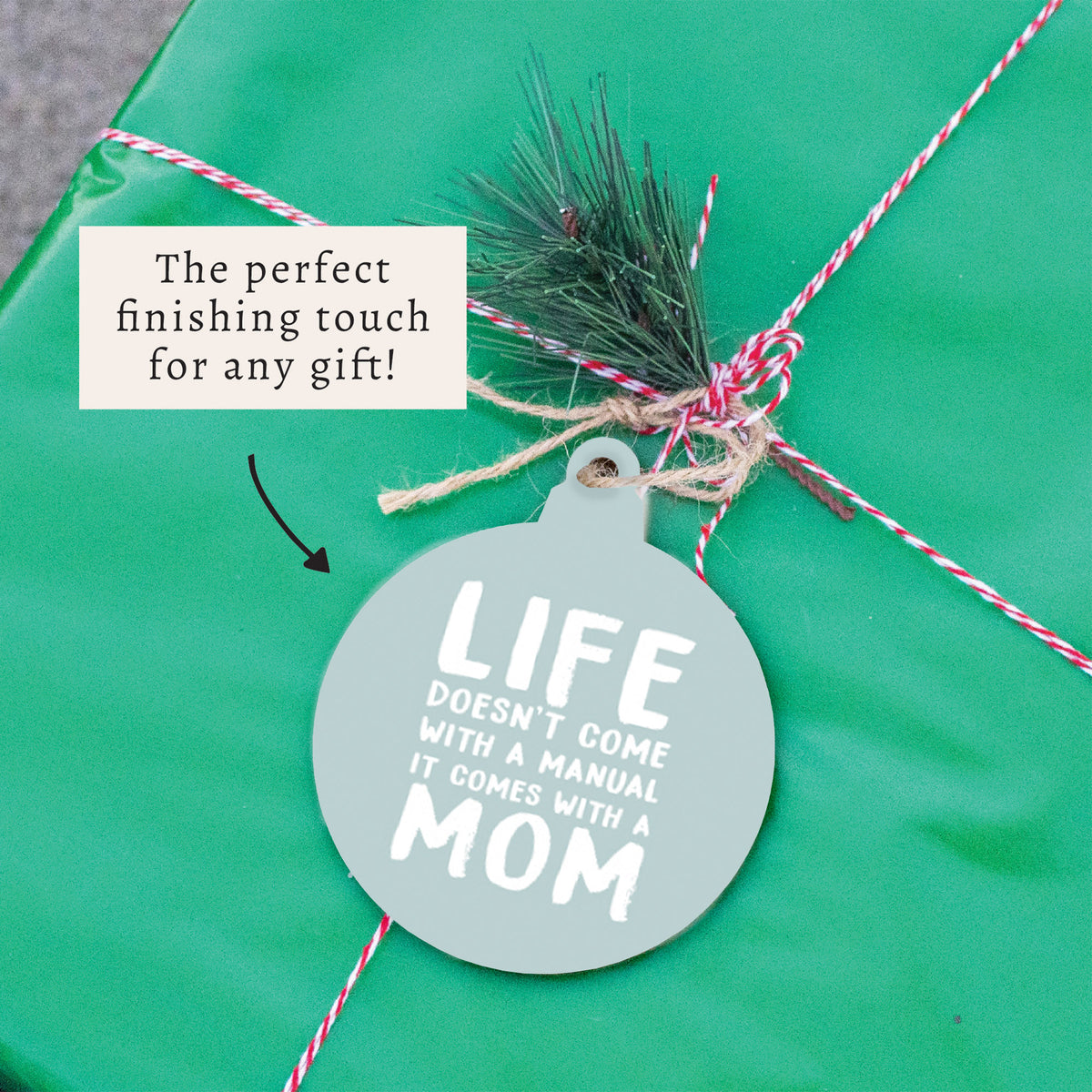 Life Comes with a Mom Ornament