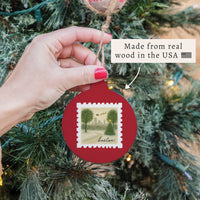 Boston Christmas Stamp Ornament