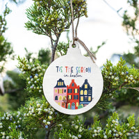 Tis The Season In Boston Ornament