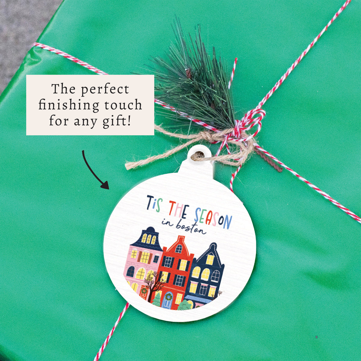 Tis The Season In Boston Ornament