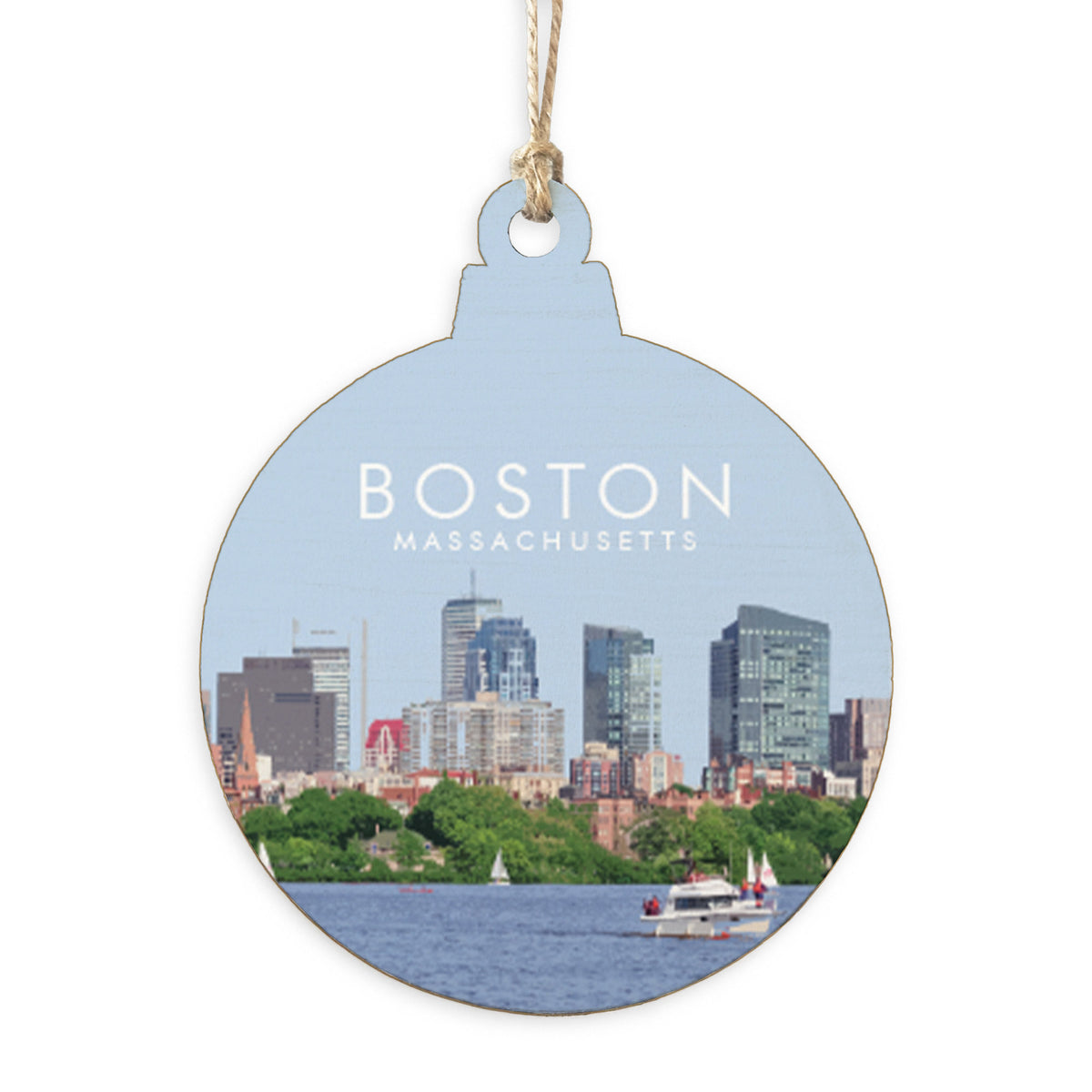 Boston Massachusetts Ornament