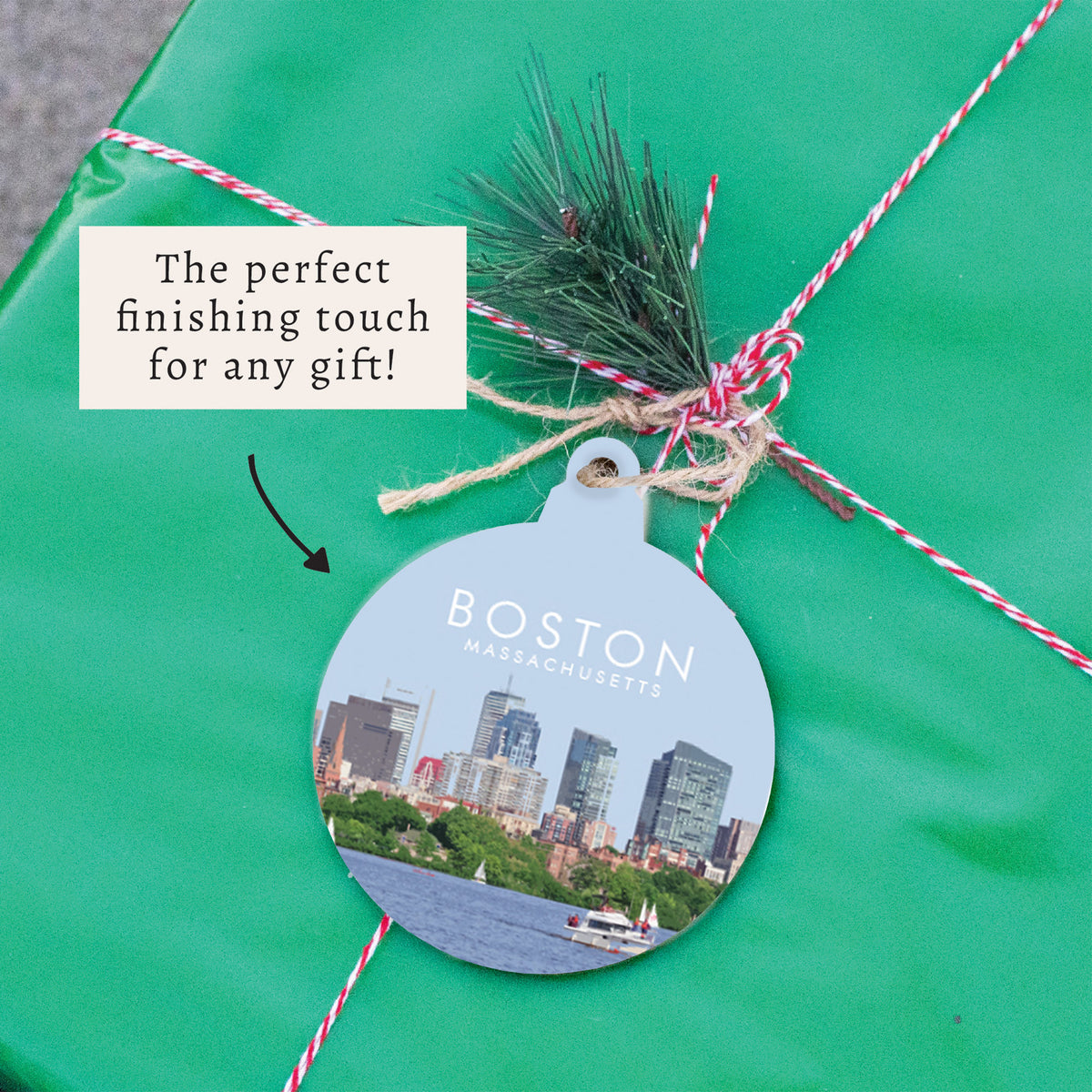 Boston Massachusetts Ornament