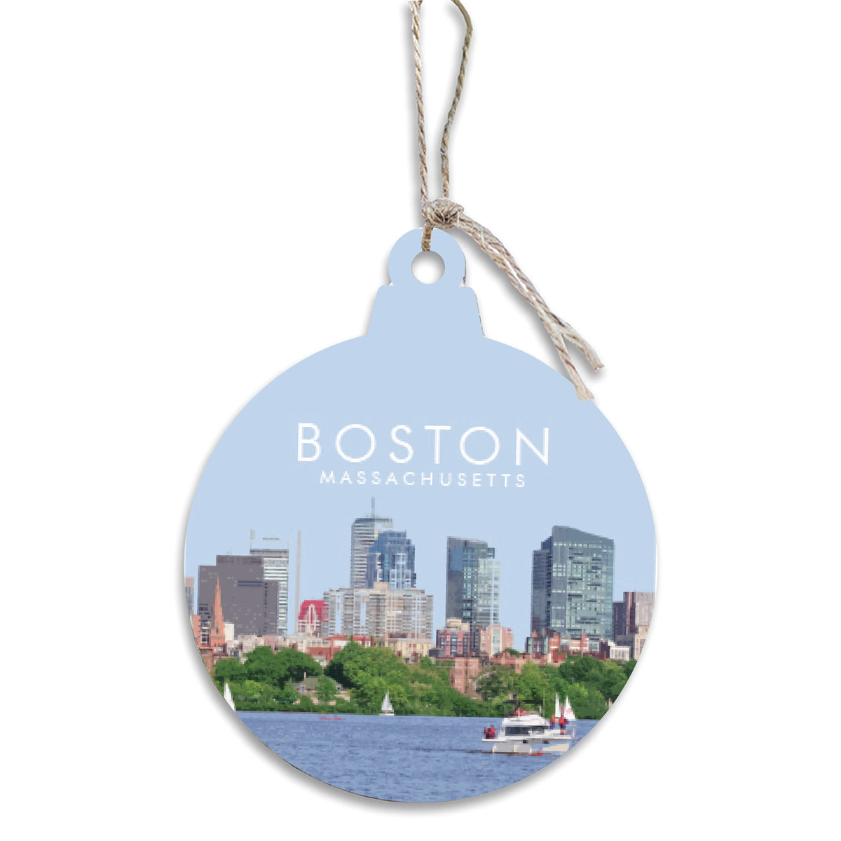 Boston Massachusetts Ornament