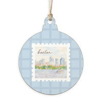 Boston Stamp Ornament