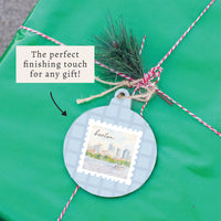 Boston Stamp Ornament