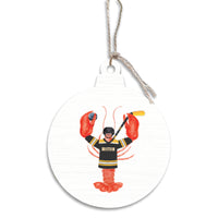 Boston Black Gold Lobster Ornament