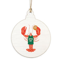 Boston Basketball Lobster Ornament