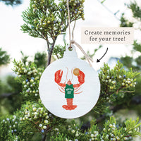 Boston Basketball Lobster Ornament