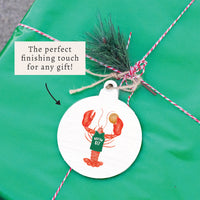Boston Basketball Lobster Ornament