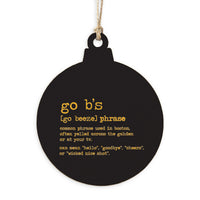 Boston Go B's Definition Ornament