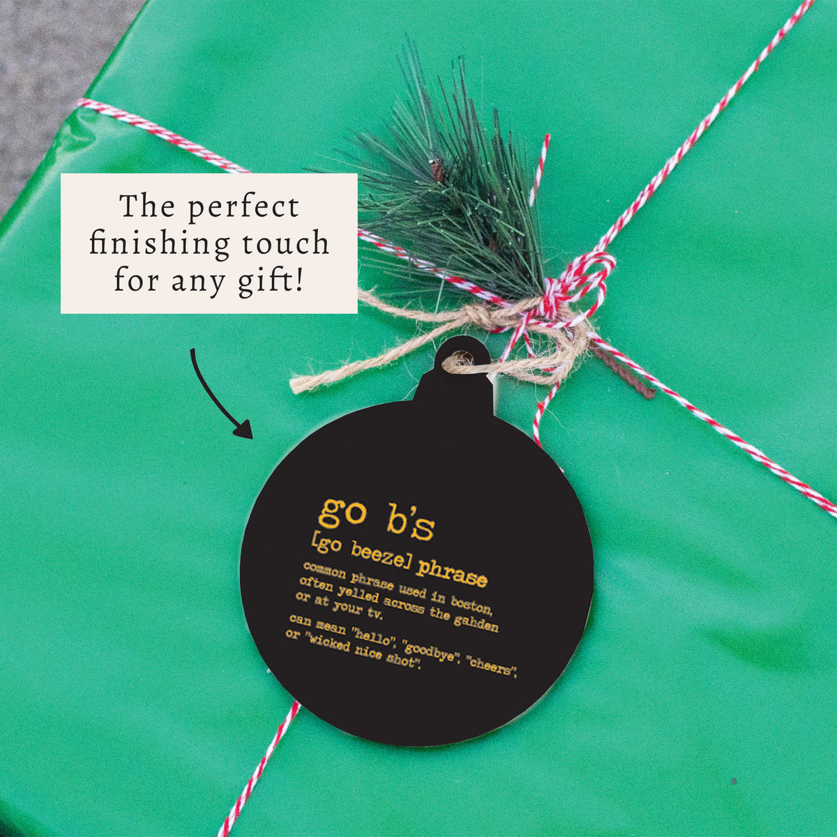 Boston Go B's Definition Ornament