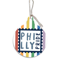 Colourful Philly Pride Ornament