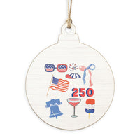 Philly America 250 Icons Ornament