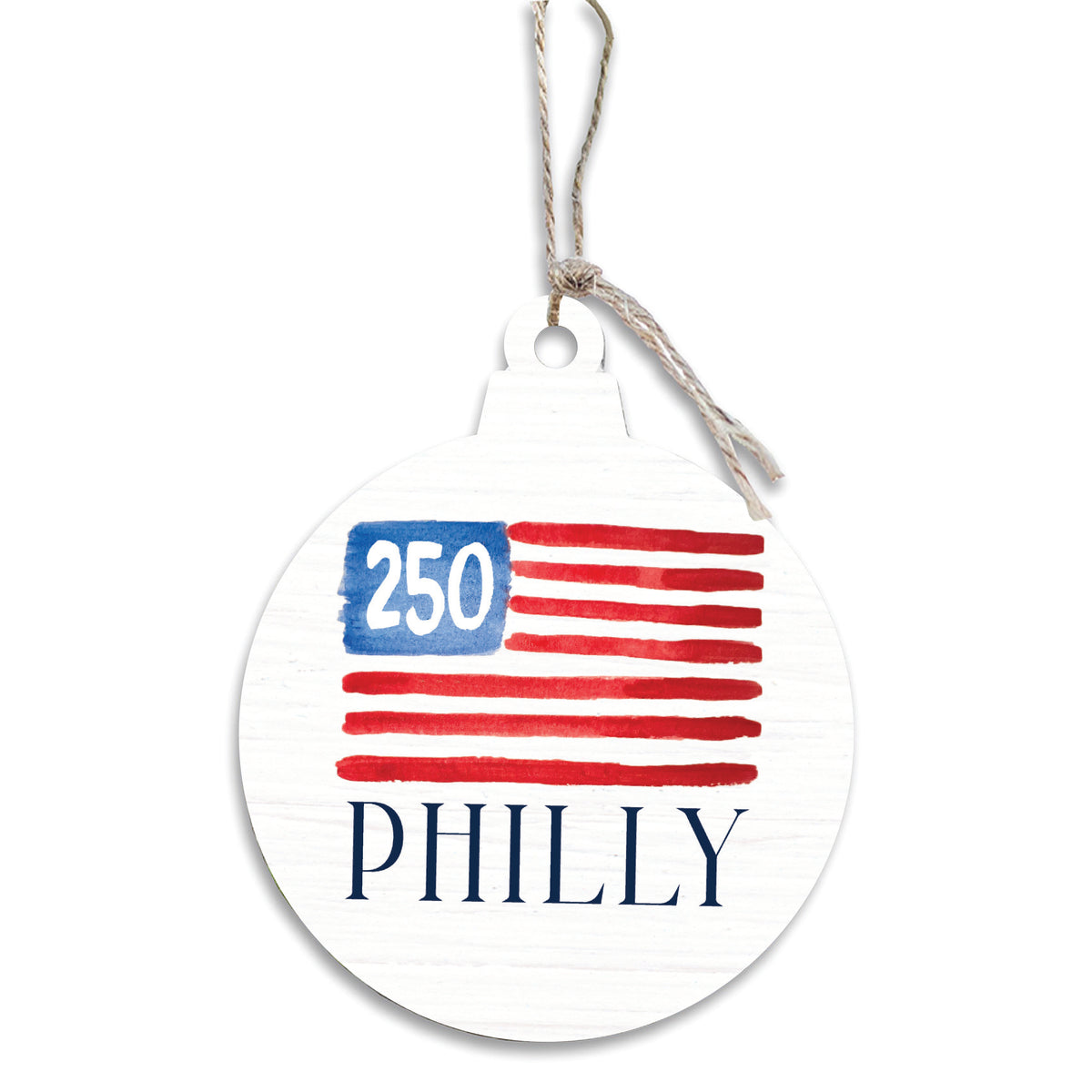 250 Amercian Philly Ornament