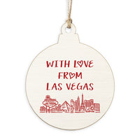 With Love From Las Vegas Ornament