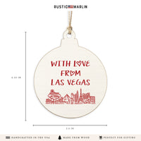 With Love From Las Vegas Ornament