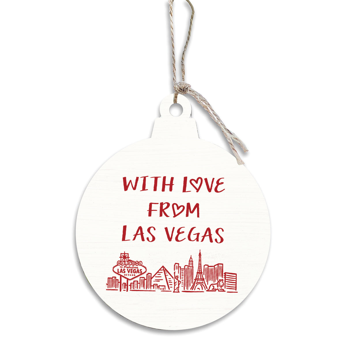 With Love From Las Vegas Ornament
