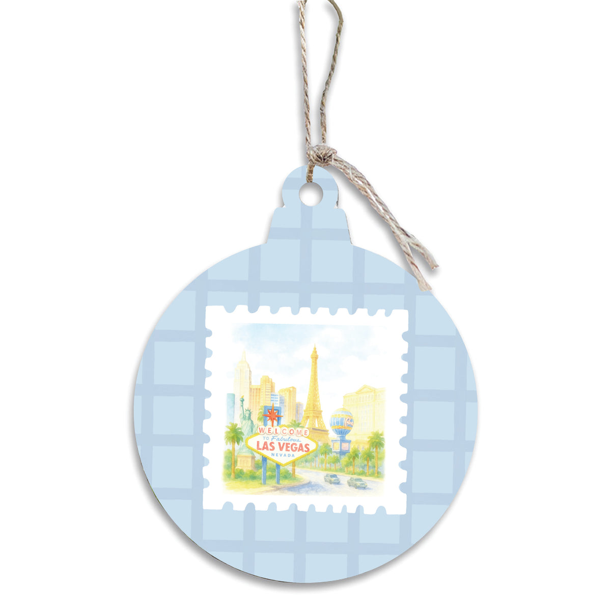 Las Vegas Stamp Ornament