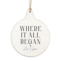 Las Vegas Where It All Began Ornament