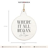 Las Vegas Where It All Began Ornament