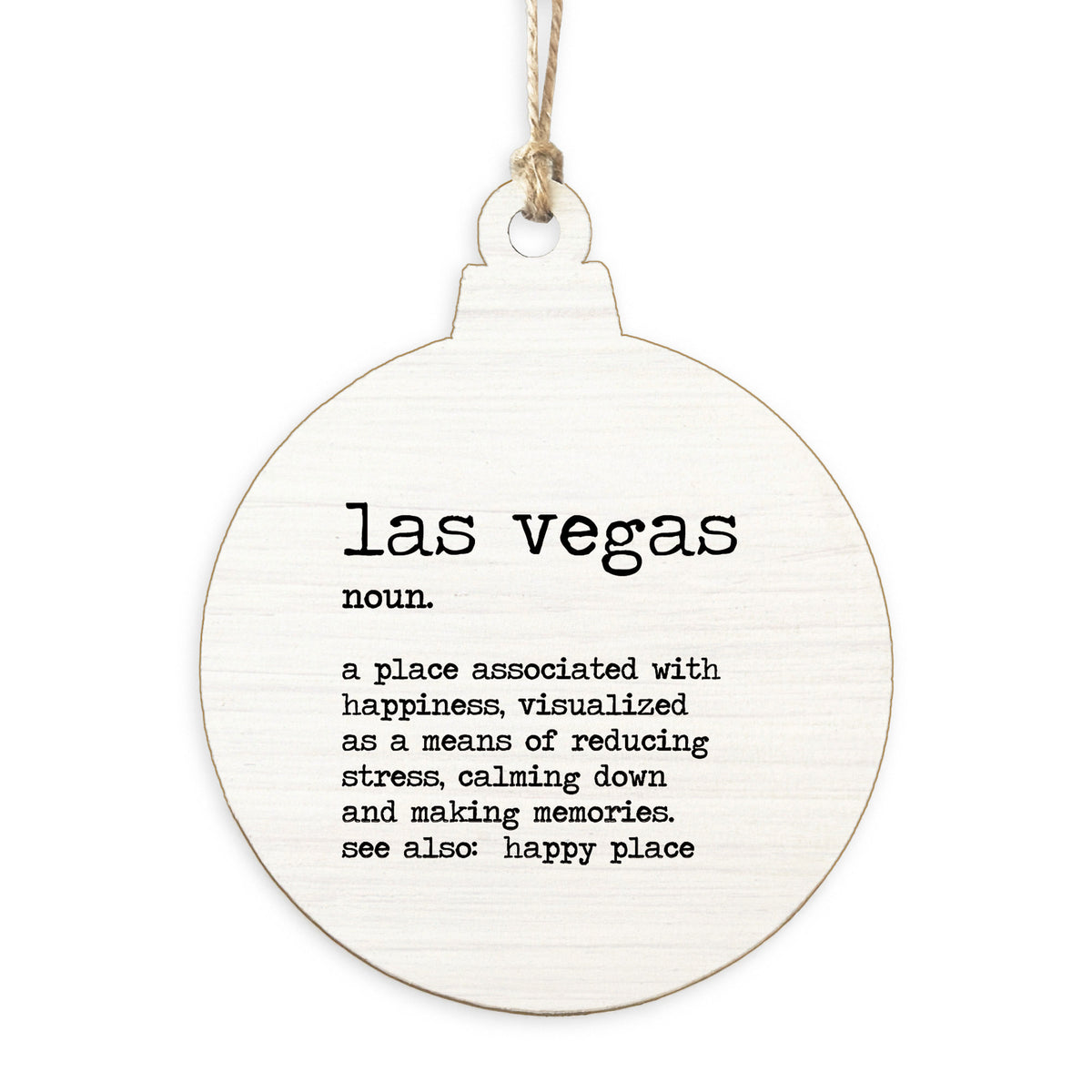 Las Vegas Definition Ornament