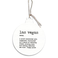 Las Vegas Definition Ornament