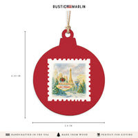 Las Vegas Holiday Stamp Ornament