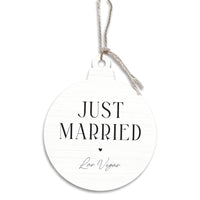 Las Vegas Just Married Ornament