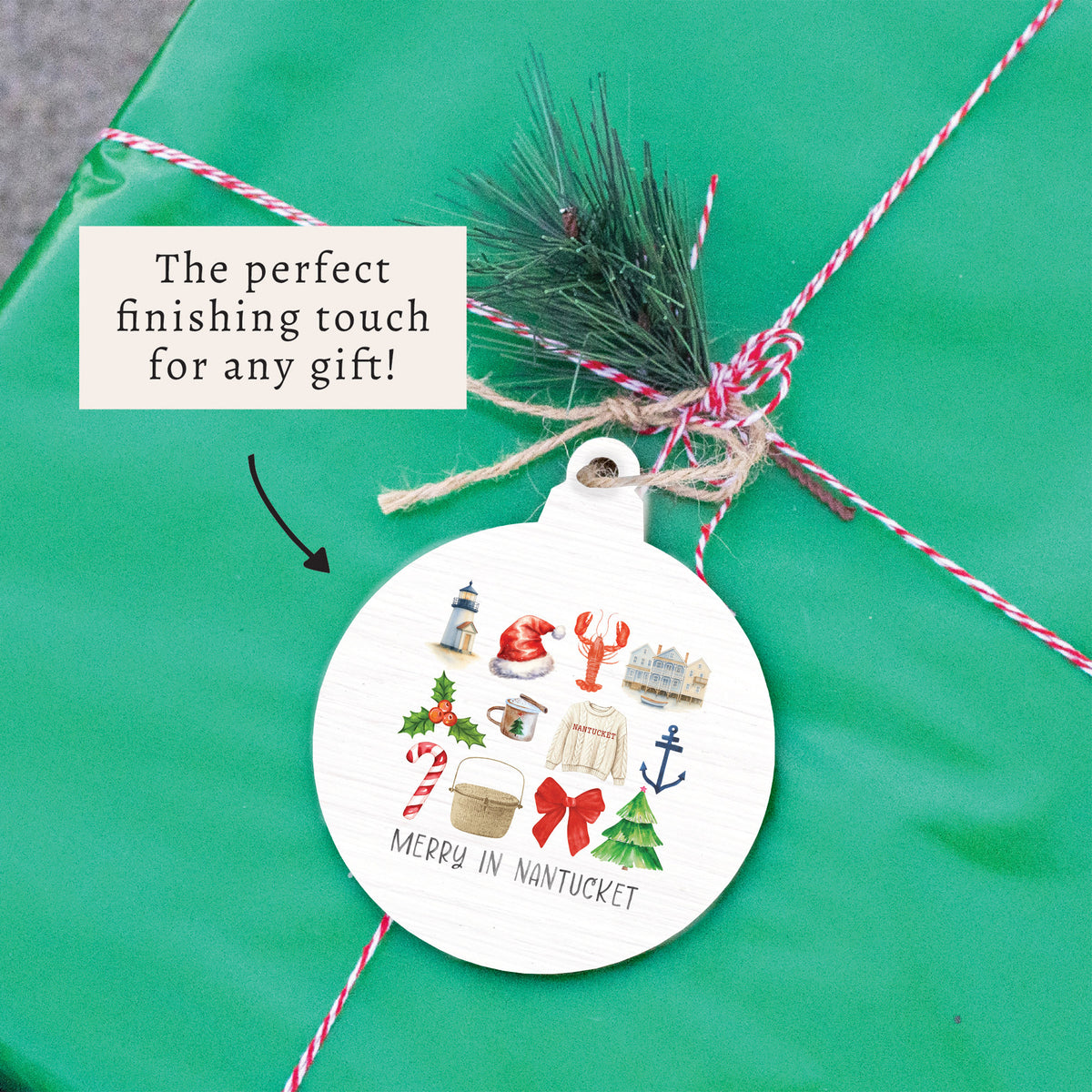 Merry In Nantucket Icons Ornament
