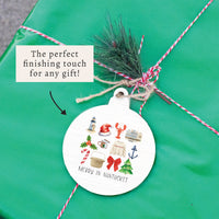 Merry In Nantucket Icons Ornament