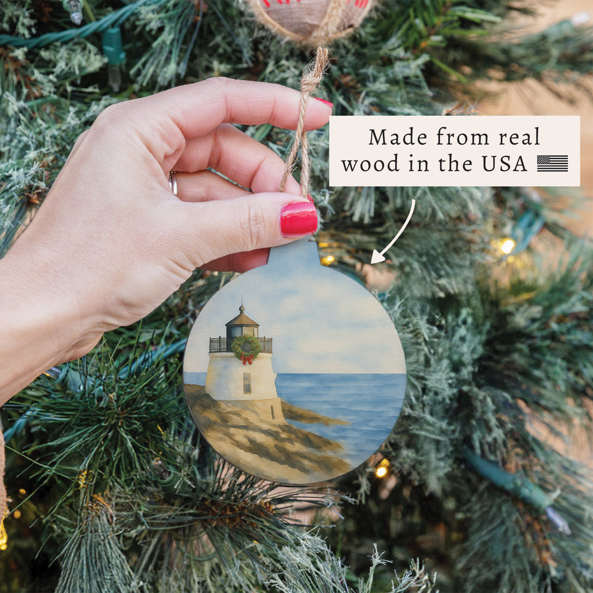 Castile Hill Christmas Ornament