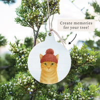 Winter Cat Ornament