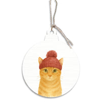Winter Cat Ornament