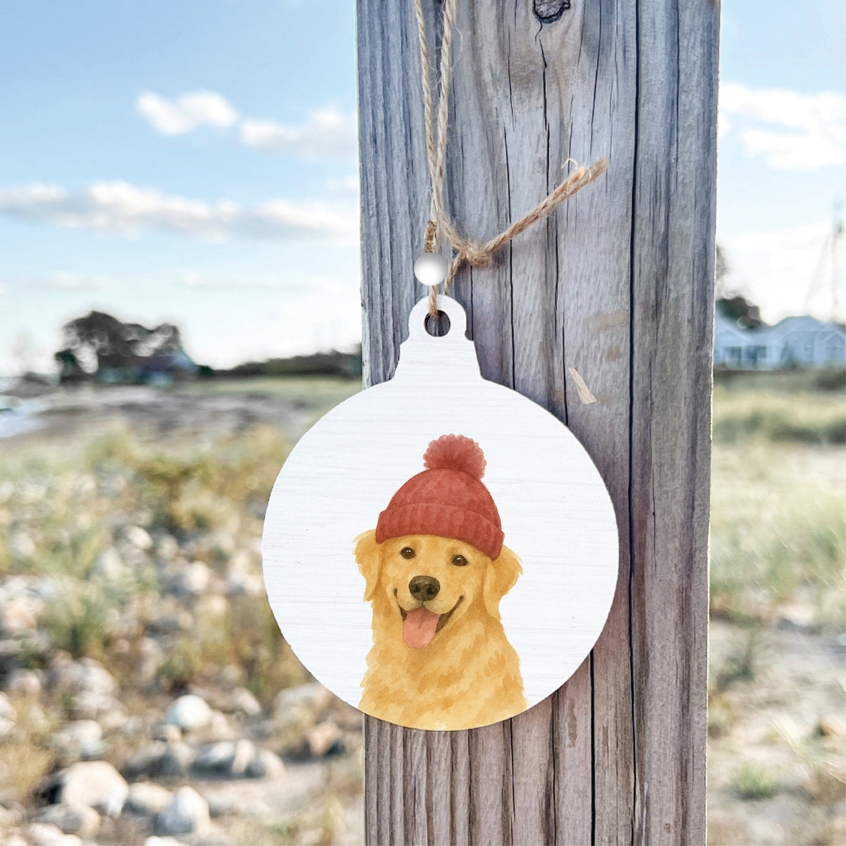 Winter Dog Ornament