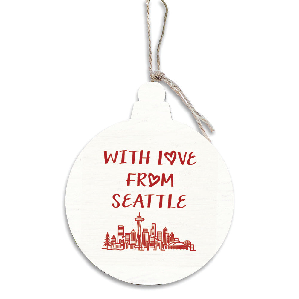 With Love From Seattle Ornament