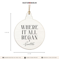 Seattle Where It All Began Ornament